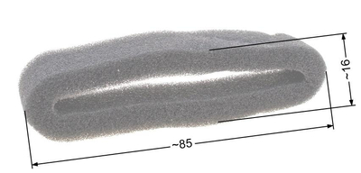 Filtr powietrza NAC gąbka wykaszarki marketowe NZ154