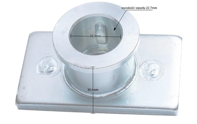 Adapter kosiarki Partner 4553 22.2mm KN13