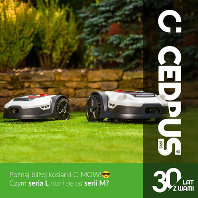 CEDRUS M10 AUTOMATIC MOW MOWING ROBOT 1000m2 - OFFICIAL DISTRIBUTOR - AUTHORIZED DEALER CEDRUS