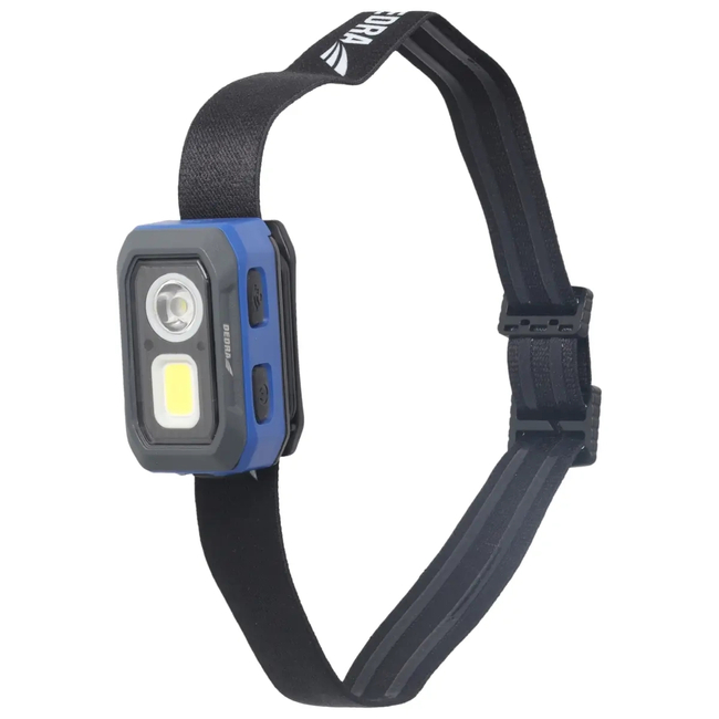 Latarka czołowa 500lm, czujnik ruchu, aku 1000mAh/3xAAA