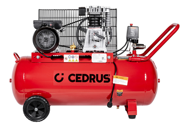 CEDRUS KM100 OLEJOVÝ PÍSTOVÝ KOMPRESOR 100L - EWIMAX - OFICIÁLNÍ DISTRIBUTOR - AUTORIZOVANÝ PRODEJCE CEDRUSU