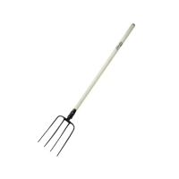 4-PRONGED PITCHFORK WITH WOODEN HANDLE GARDEN DEDRA 80C015 STRAIGHT HANDLE, LENGTH 150CM