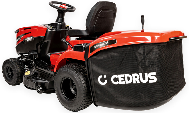 CEDRUS C-TRAC 92HC Rear-Dump Self-Propelled Lawn Mower with 92cm HYDROSTAT RECYCLING VELOPMENTS C-TRAC-92HC EWIMAX OFFICIAL DISTRIBUTOR - AUTHORIZED DEALER CEDRUS