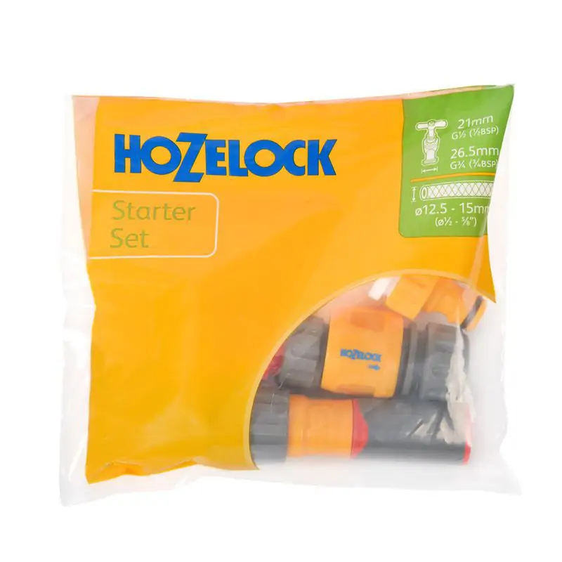 HOZELOCK ***SUPERCENA *** zestaw startowy 1/2" z dyszą 3w1 i złączkami OO-HOZ100-100-238