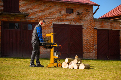 CEDRUS LS06 HYDRAULIC ELECTRIC WOOD SPLITTER CEDRUS LS06V VERTICAL CHIPPER PRESSURE 7 TON CEDLS06V - EWIMAX - OFFICIAL DISTRIBUTOR - AUTHORIZED CEDRUS DEALER