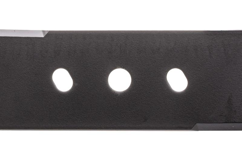 Nóż kosiarki Hortmasz DYM 1553 - detale otworów montażowych