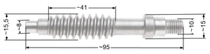 Transmission worm shaft Nac WR8005-750 TIE75-W market electric soilers NZ454