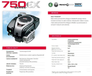 OLEO-MAC LUX 55 TBD PROFESSIONAL ALUMINIUM SPRINEAUT MOWER WITH B&S Briggs & Stratton 750 series EX DOV Ready Start 6.5 HP 8203995E5