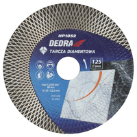 DEDRA H1052 Tarcza diamentowa 125mm romby tnąco-szlifująca do gresu betonu kamienia