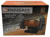 PANSAM A067100 SZLIFIERKA STOŁOWA TARCZOWA WARSZTATOWA 150W 125 mm EWIMAX - OFICJALNY DYSTRYBUTOR - AUTORYZOWANY DEALER PANSAM