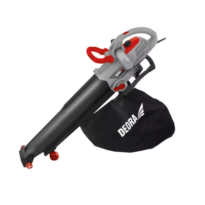 ELECTRIC GARDEN BLOWER WITH VACUUM CLEANER FUNCTION GARDEN DEDRA DED8689 3000W, SHREDDER, EXTRA NOZZLE