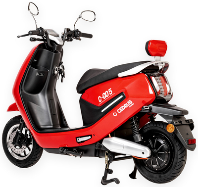 Cedrus Luyuan C-GO-5R-MB5 skuter elektryczny akumulatorowy motorower czerwony