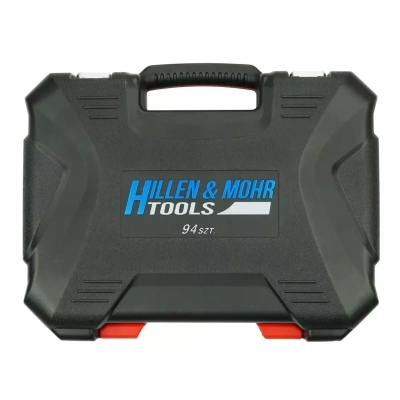 LARGE SOCKET WRENCH SET HILLEN&MOHR 17K094 CRV 94 PCS. 18X1/2", 13X1/4"