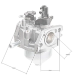 Loncin karburátor LC1P70FA ORIGINÁLNÍ DÍL 170020822-0002