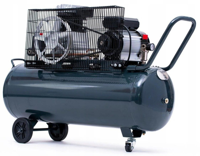 KOMPRESOR TŁOKOWY JAGER GERMAN SPRĘŻARKA POWIETRZA TŁOKOWA OLEJOWA 100L 8BAR 350l/Min 2.2 kW 230V Mocna Rzecz