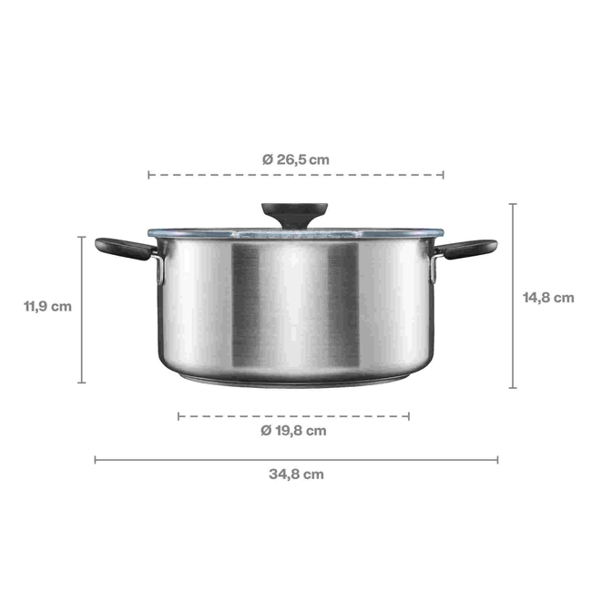 Pot 5 l with lid Functional Form 1072317