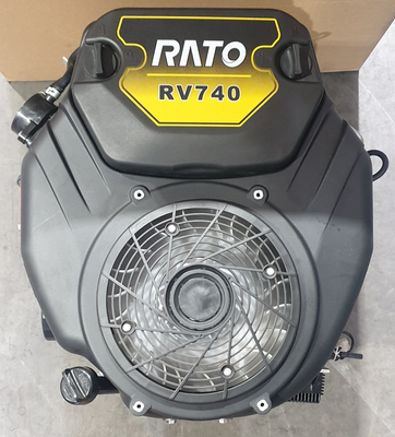 RATO RV740 engine for tractor petrol V-TWIN V2 24 hp 739 cm3 TWO CYLINDRED VERTICAL VALVE SHAFT 25,4 mm MOTOR HONDA , VANGUARD , BRIGGS , KOHLER - EWIMAX - OFFICIAL DISTRIBUTOR - AUTHORIZED RATO DEALER