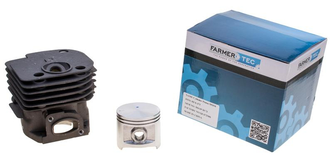 Cylinder Husqvarna 372 /50mm/ kpl. kwadratowy wlot QG37250S