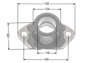 NAC carburetor connector SPS01-45 CS4500 CS5200 market saws NZ307