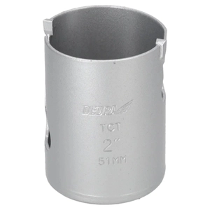 DEDRA 08X051 Univerzální vrták TCT s karbidovým ostřím 51 mm 5/8'' HCS HM do dřeva, kovu a PVC