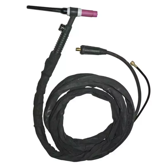 PRZEWÓD SPAWALNICZY TIG DEDRA DESTI010 ELEKTR. 4M, GAZ 7M