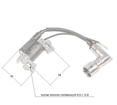 Moduł zapłonowy Loncin cewka LC1P65FE 1P61FE CZĘŚĆ ORYGINALNA 270920312-0001