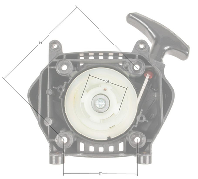 Startér sekačky Cedrus CEDWK430X; CEDWK520X 600256