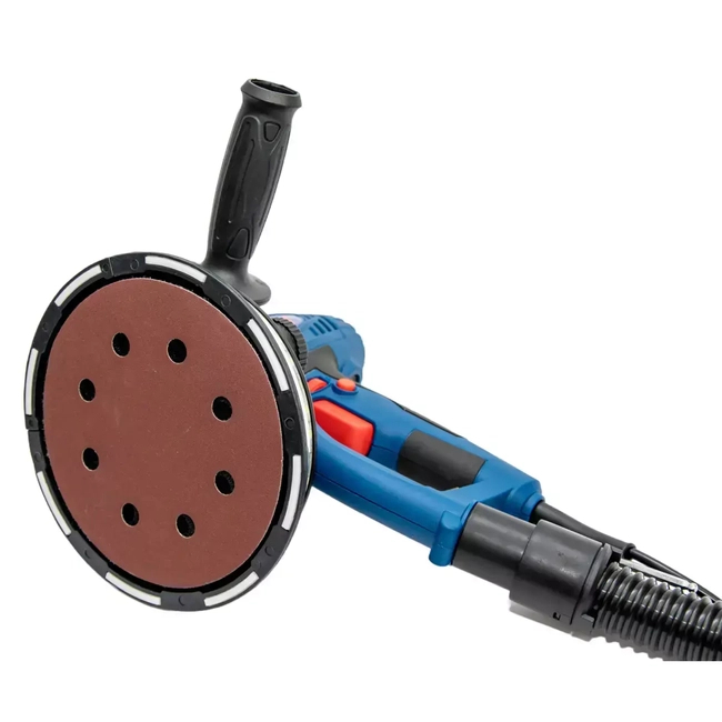 MANUAL GYPSUM GRINDER LED DEDRA DED7764 750W, BLADE 180MM, FOR GYPSUM DRYWALL, WITH SUCTION