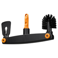 Gutter cleaning brush and scraper, head for Fiskars OneClick system