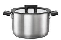 Garnek 5 l z pokrywką Hard Face Steel 1052241