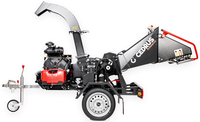 Cedrus R13P Gas-Powered Shredder, Municipal Wood Chipper, 24 KM, for branches up to 13 cm, with feeder, road-approved, CEDRBR13P