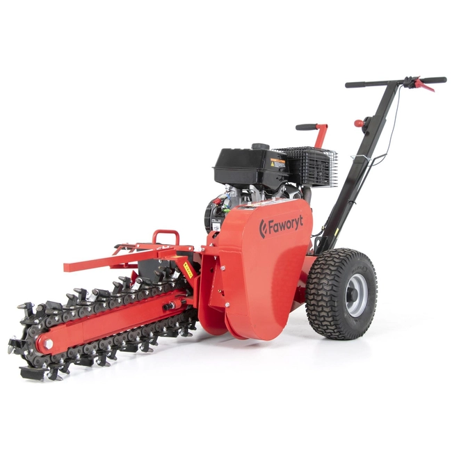 FAWORYT SK600 KOPARKA ŁAŃCUCHOWA OGRODOWA OGRODNICZA SPALINOWA MINIKOPARKA DO UKŁADANIA RUR, PRZEWODÓW, KABLI itp. 15 KM / 60cm