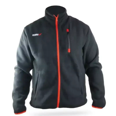 DEDRA BH6PB-XXXL bluza polarowa polar roboczy męski czarny XXXL 300 g/m²