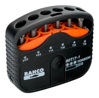 Sada torzních bitů BAHCO 7 ks. 60T/7-1