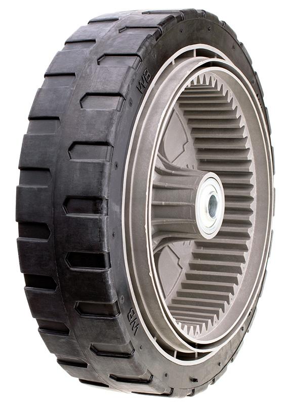 Koło Weibang 9 cali – widok od strony napędu i bieżnika