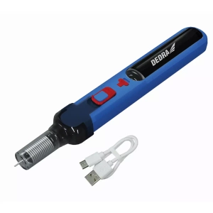 DEDRA DED7545 Lutownica oporowa bezprzewodowa 4V 2Ah USB-C, akumulatorowa kolbowa