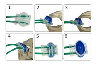 ZŁĄCZKA HYDROŻELOWA ŁĄCZNIK KONEKTOR SZYBKOZŁĄCZKA PRZEWODU OGRANICZAJĄCEGO DO ROBOTA KOSIAREK AUTOMATYCZNYCH CEDRUS NZ656