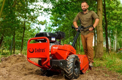 CEDRUS GL03 PRO-B&S SPRINIONAL PLOTTILLER WITH DRIVE OVER THE GARDEN CULTIVATOR 6.5HP / 45cm B&S Briggs&Stratton GL03 ENGINE - EWIMAX - OFFICIAL DISTRIBUTOR - AUTHORIZED DEALER CEDRUS