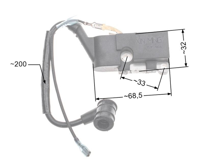 Ignition module NAC SPS01-45 SPS02-45 CS4500 CS5200 market saws NZ294