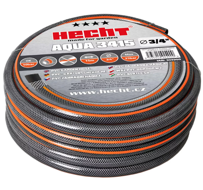 HECHT AQUA 3415 WĄŻ OGRODOWY SZLAUF SZLAUCH 15M 3/4" PRAKTYCZNY - OFICJALNY DYSTRYBUTOR - AUTORYZOWANY DEALER HECHT