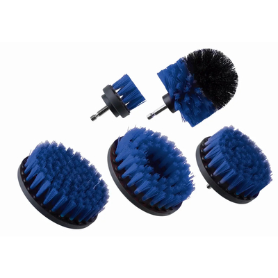 DEDRA F55-005 Cleaning Brush Tips for Drill/Screwdriver, 5-Pack, HEX 6mm