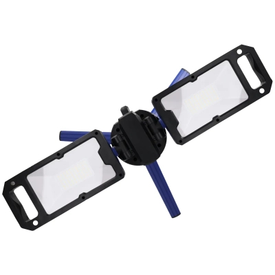 DEDRA L1068 Lampa LED warsztatowa robocza składana 5000 lm podwójna statyw 2 barwy akumulatorowa