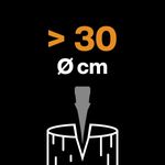 FISKARS X32 Štípací nůž na dřevo Fiskars X32 XXXL 1069108 - OFICIÁLNÍ DISTRIBUTOR - AUTORIZOVANÝ PRODEJCE FISKARS