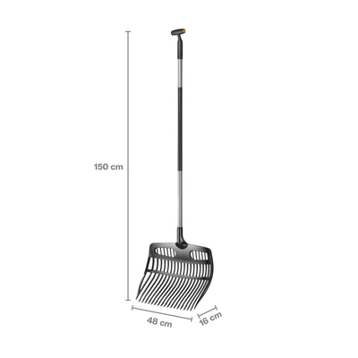 Ergonomic shovel-rake 1077116