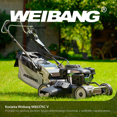 WEIBANG WB537SC V 3IN1 MOTOROVÁ SEKAČKA NA VÍNU S KARDANOVÝM POHONEM / PROFESIONÁLNÍ 6,5 HP / 53 cm - OFICIÁLNÍ DISTRIBUTOR - AUTORIZOVANÝ PRODEJCE WEIBANG