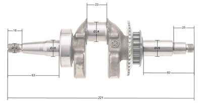 CEDRUS crankshaft foot ST01 070608