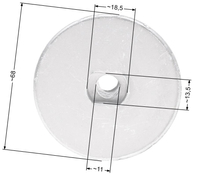 Adapter kosiarki Castel Garden PAN504 22.2mm RO50422