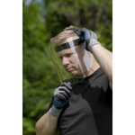 DEDRA BHST01 Face Shield, Protective Visor, 1 mm Polycarbonate, Optical Class 1