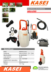 KASEI WSJ-25D CORDLESS WHEELED MOBILE PRESSURE PUSHER SPRAYER