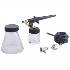 Precision painting kit with airbrush